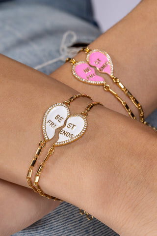 Best friend bracelet - Candy Pink