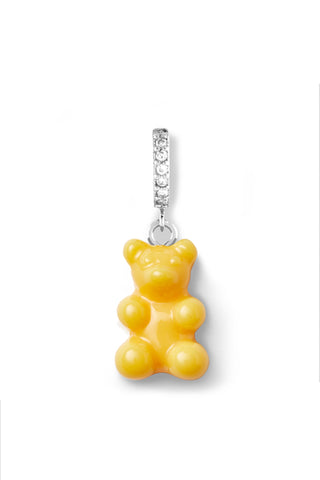 Nostalgia bear hoop  - NYC Taxi Yellow - Silver plated