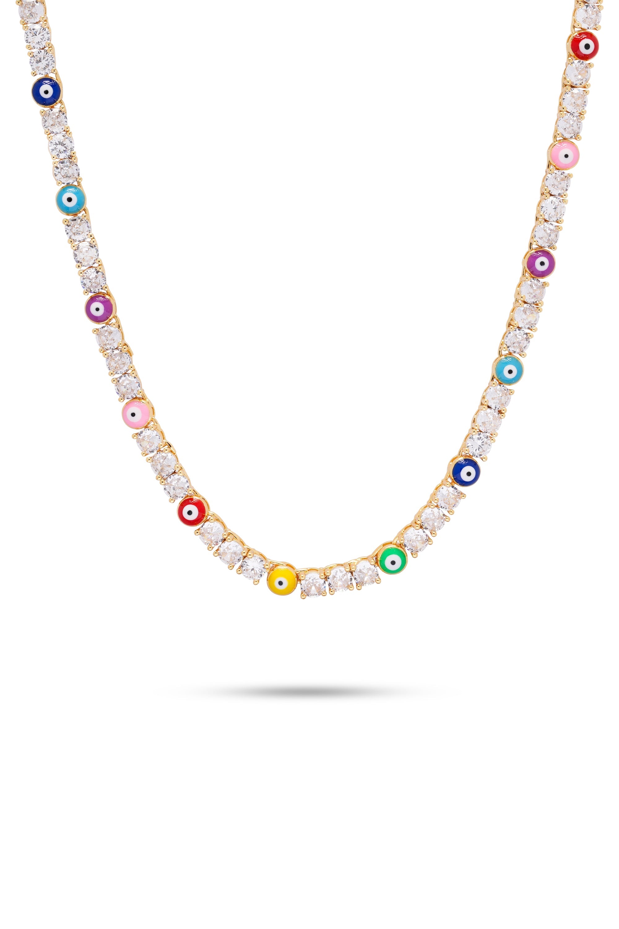 Serena Necklace x Evil Eye Rainbow