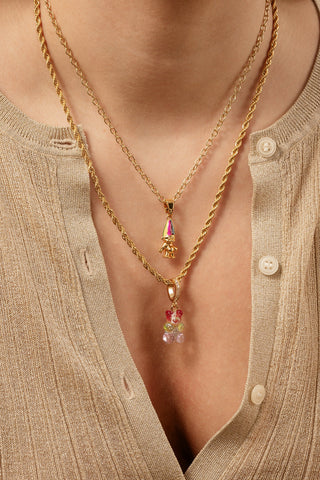 O Necklace - Gold plated