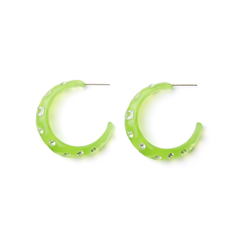 Cosmo hoops - Lime