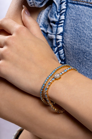Serena bracelet - Adriatic blue