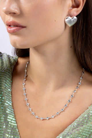 Chrome Heart earrings - Silver
