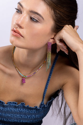Tiara necklace - Rainbow