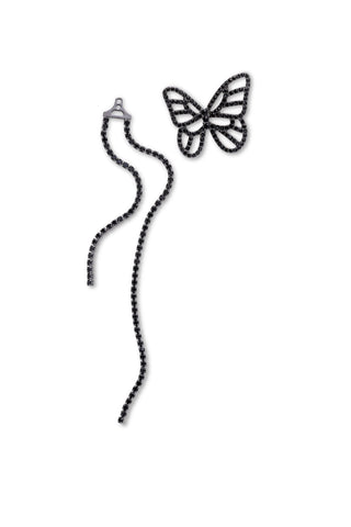 Butterfly earrings - Black Hardware